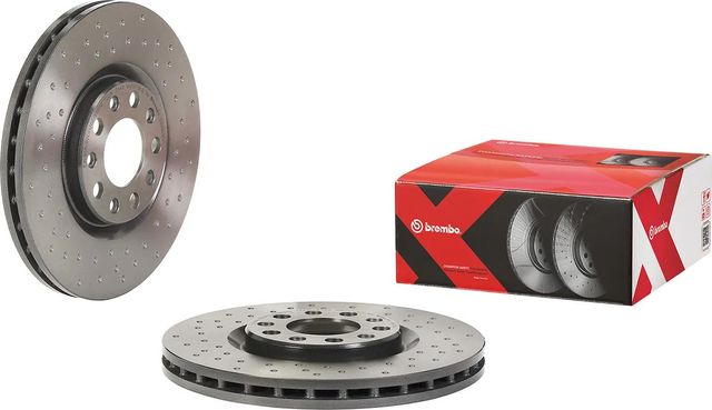 Тормозной диск Brembo XTRA LINE - Xtra передний для Fiat 500X I 2014-2026. Артикул 09.D209.1X