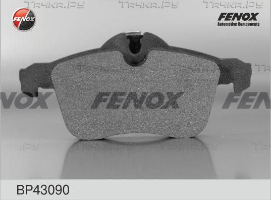Тормозные колодки Fenox передние для Opel Combo C 2001-2012. Артикул BP43090