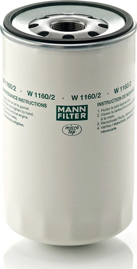 Масляный фильтр Mann-Filter. Артикул W 1160/2