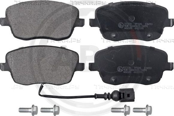 Тормозные колодки ABS передние для Volkswagen Polo IV 2001-2012. Артикул 37338