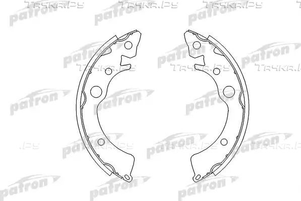 Тормозные колодки Patron задние для Honda HR-V I 1999-2006. Артикул PSP219