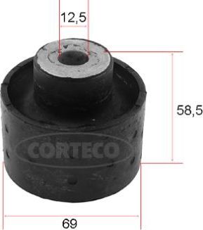 Сайлентблок заднего рычага подвески Corteco. Артикул 80004722