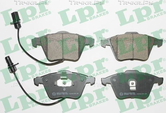 Тормозные колодки LPR передние для Audi A6 allroad I (C5) 2000-2005. Артикул 05P1230
