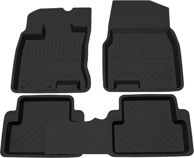 Коврики Rezkon резиновые для салона Nissan Qashqai I 2007-2013. Артикул 1025020100