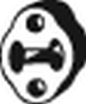 Кронштейн глушителя Bosal (Бельгия). Артикул 255-302