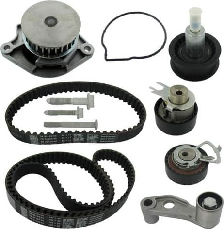 Помпа (водяной насос) с комплектом ремня ГРМ SKF. Артикул VKMC 01121-1