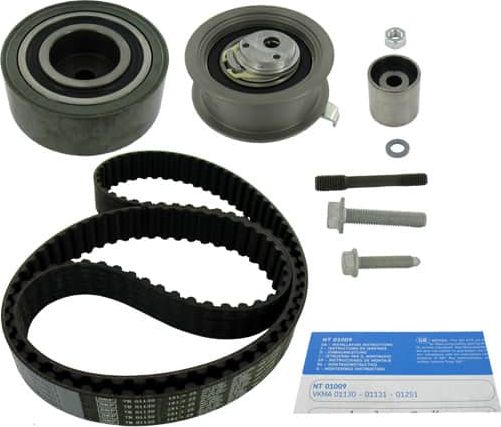 Ремень ГРМ с роликами (комплект) SKF для Skoda Fabia I 1999-2008. Артикул VKMA 01130