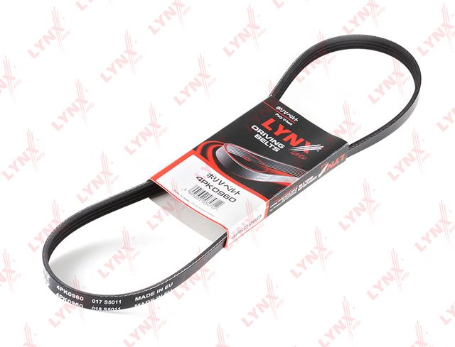 Приводной ремень поликлиновой LYNXauto для Renault Espace III 1996-1998. Артикул 4PK0960