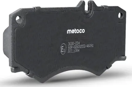 Колодки тормозные передние к-кт (Metaco). Артикул 3000224