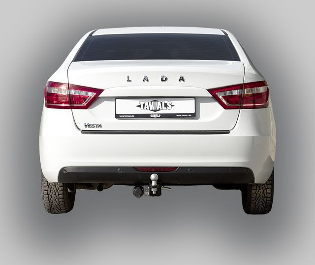 Фаркоп Tavials (Лидер-Плюс) под американский квадрат для Lada Vesta седан 2015-2022. Артикул T-VAZ-41E