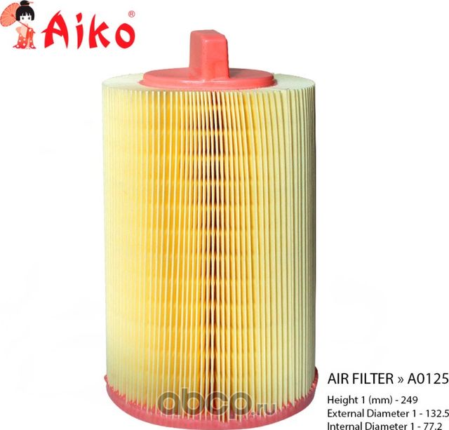 Фильтр воздушный. серия Exclusive AIKO Aiko. Артикул A0125