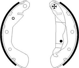 Тормозные колодки Textar задние для Opel Corsa C 2000-2009. Артикул 91058200