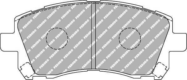 Тормозные колодки FERODO RACING DS2500. Артикул FCP1327H