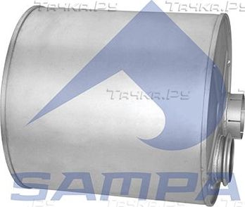 Глушитель (задняя часть) Sampa для DAF CF 85 2001-2013. Артикул 050.478