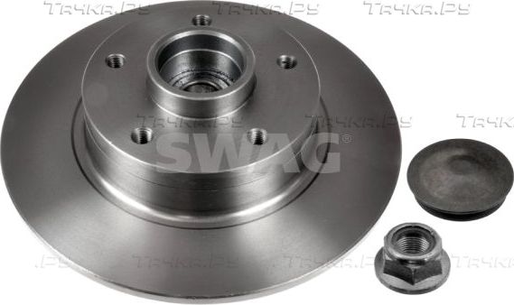 Тормозной диск SWAG задний для Renault Megane III 2008-2016. Артикул 60 93 8306