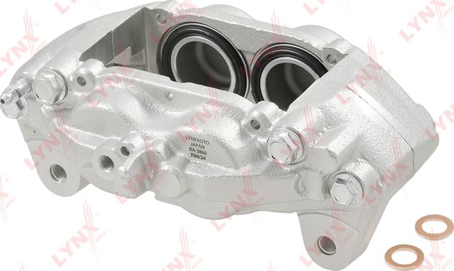 Тормозной суппорт LYNXauto передний правый для Lexus LX 570 2007-2021. Артикул BA-3860