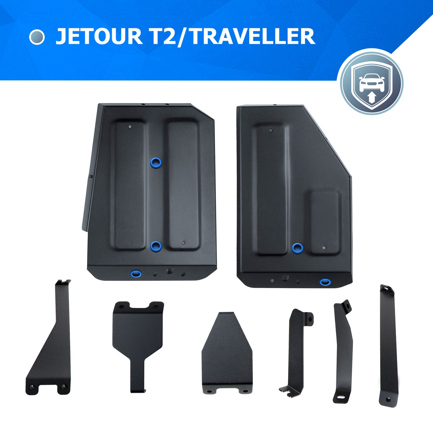 Защита Rival для топливного бака Jetour T2 РКПП 4WD 2024-2026. Артикул 111.0944.1