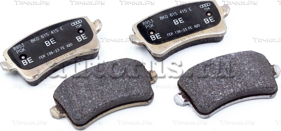 Тормозные колодки VAG для Audi A7 I (4G) 2010-2018. Артикул 8K0698451A