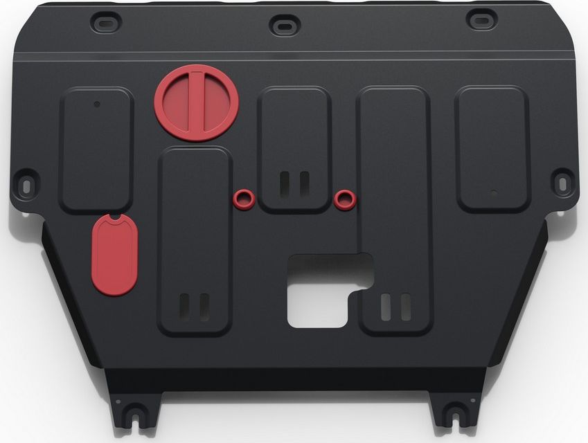 Защита АвтоБРОНЯ для картера и КПП JAC JS4 2022-2026. Артикул 111.09206.1