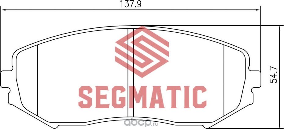 SGBP2595 Колодка торм диск пер Suzuki Grand Vitara 2.0 2005-2015, Grand Vitara 1 (Segmatic) Segmatic. Артикул SGBP2595