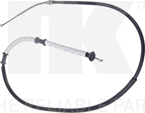 Трос ручника (тросик ручного тормоза) NK задний левый для Fiat Doblo I 2001-2015. Артикул 9023159