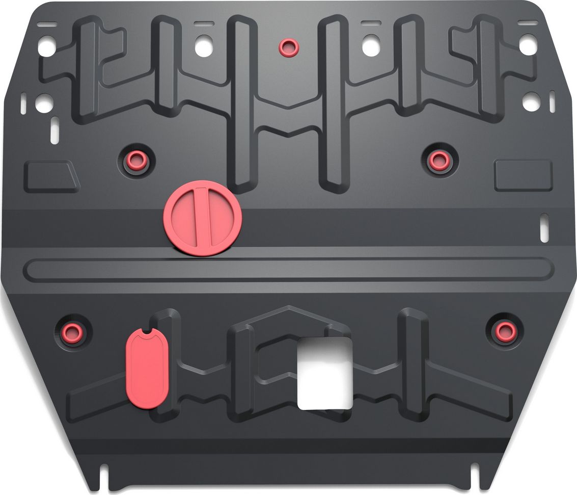 Защита АвтоБРОНЯ для картера и КПП Hyundai i40 2011-2019. Артикул 111.02342.1