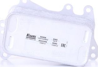Радиатор масляный (маслоохладитель) для АКПП Nissens (алюминий). Артикул 90908