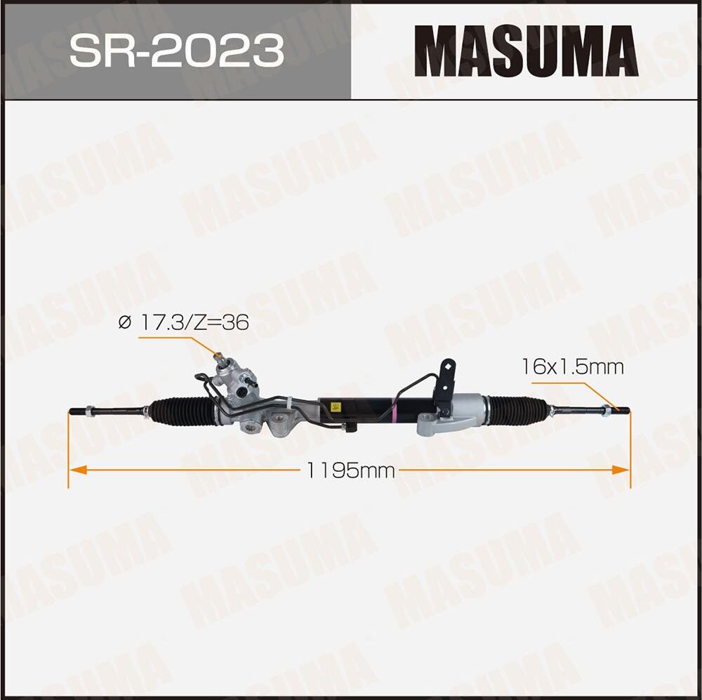 Рейка рулевая MASUMA, PATHFINDER, QX60 / R52, L50 LHD (левый руль) Masuma. Артикул SR2023