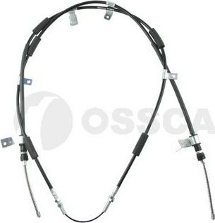 Трос ручника (тросик ручного тормоза) OSSCA. Артикул 16700