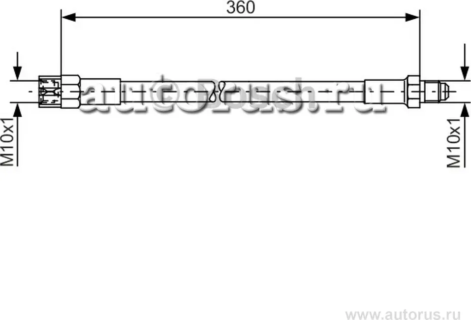 Шланг тормозной (Bosch). Артикул 1987476235