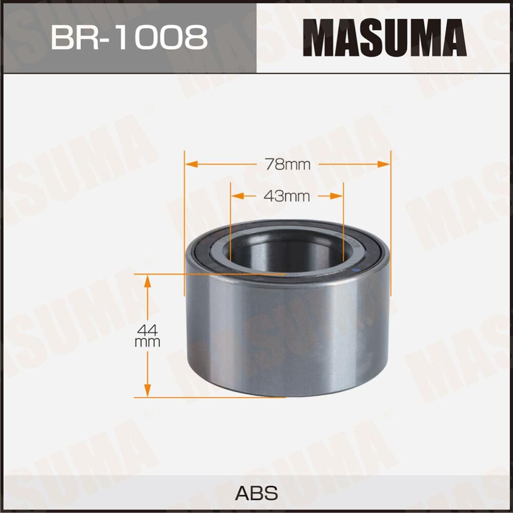 Подшипник ступичный MASUMA, HONDA CIVIC / FD1 front Masuma. Артикул BR1008