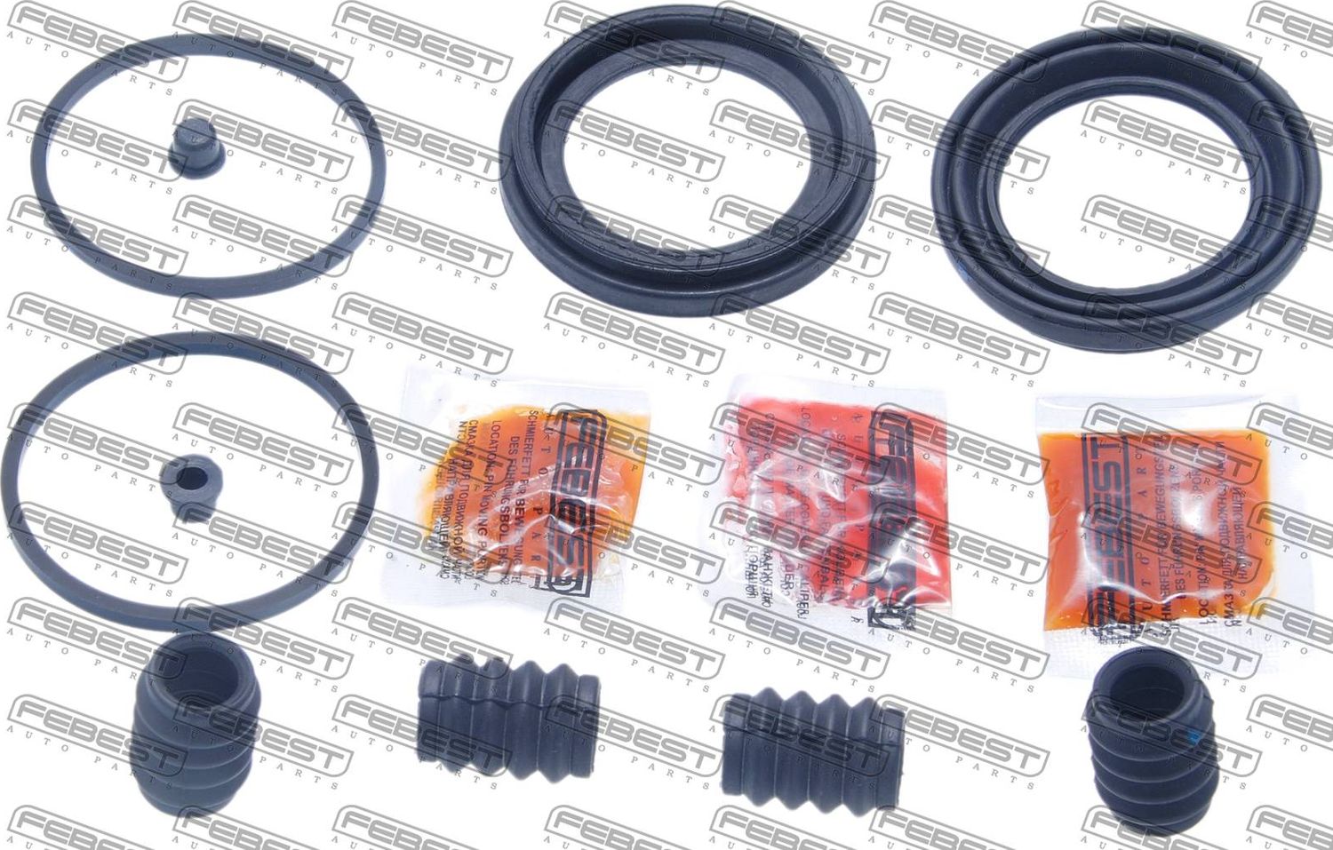 Ремкомплект тормозного суппорта Febest. Артикул 0275-P12F