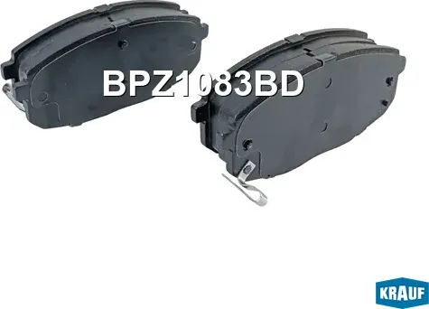 Колодки тормозные дисковые Krauf. Артикул BPZ1083BD