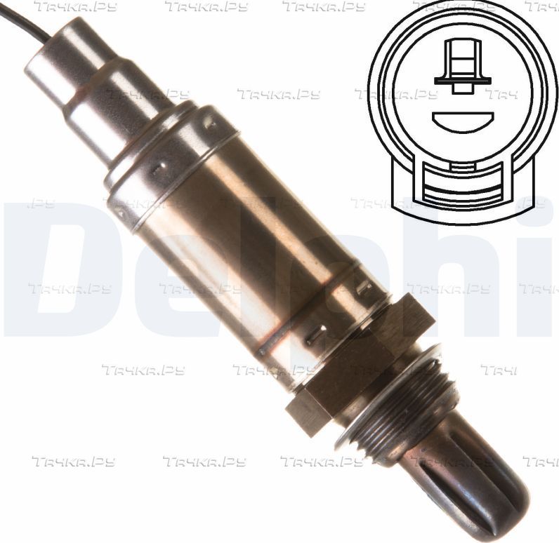 Лямбда-зонд (кислородный датчик) Delphi для Volvo 960 I 1990-1991. Артикул ES10226-12B1