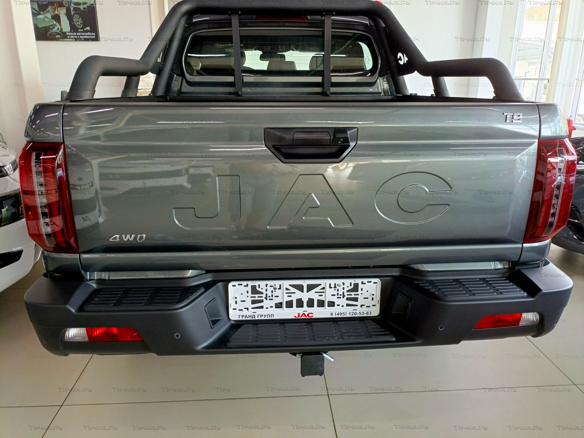 Фаркоп Bizon под американский квадрат для Jac Т9 2024-2026. Артикул FA 0440-E