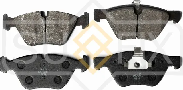 Колодки тормозные передние (Sufix). Артикул SX1051
