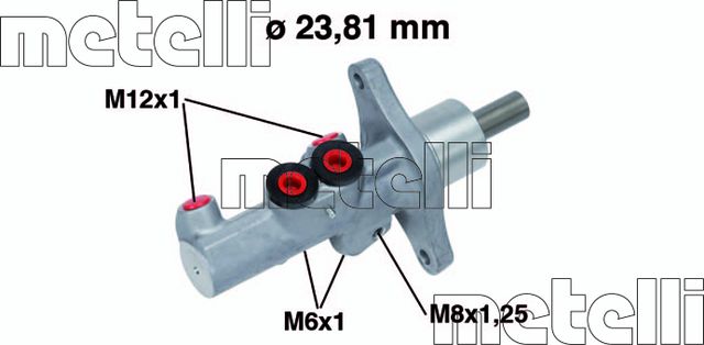 Тормозной цилиндр главный Metelli для Volkswagen Golf Plus I 2005-2013. Артикул 05-0719