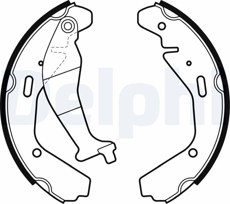Тормозные колодки Delphi. Артикул LS1990