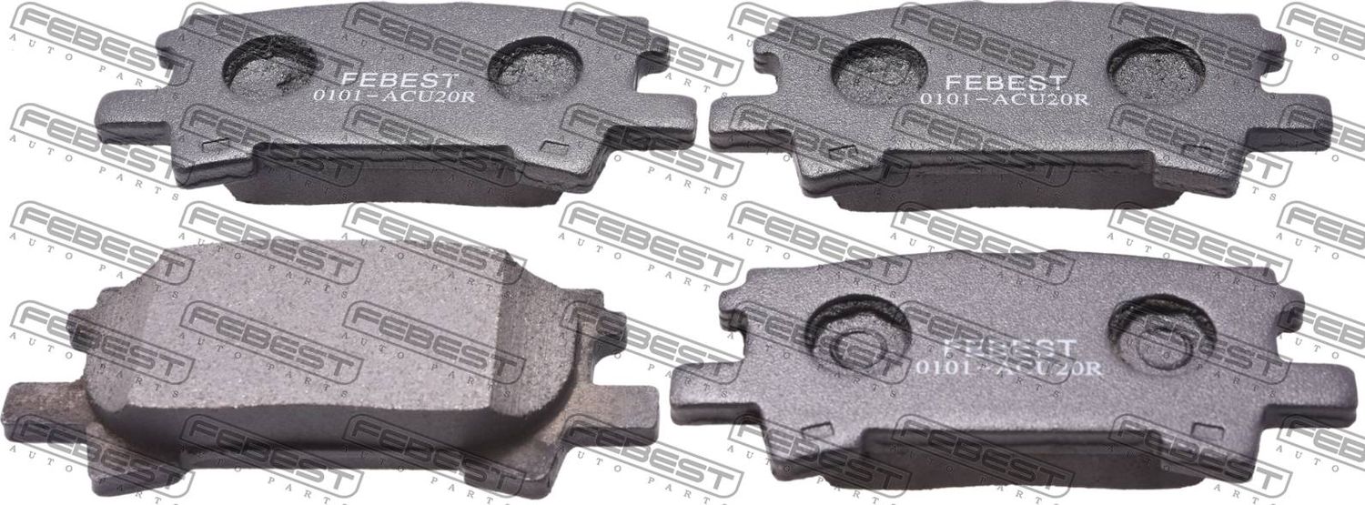 Тормозные колодки Febest. Артикул 0101-ACU20R