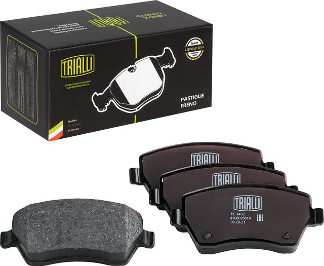 Тормозные колодки Trialli. Артикул PF 1402