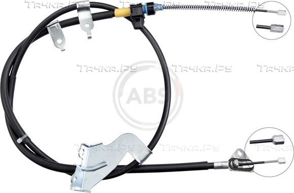 Трос ручника (тросик ручного тормоза) ABS. Артикул K17300