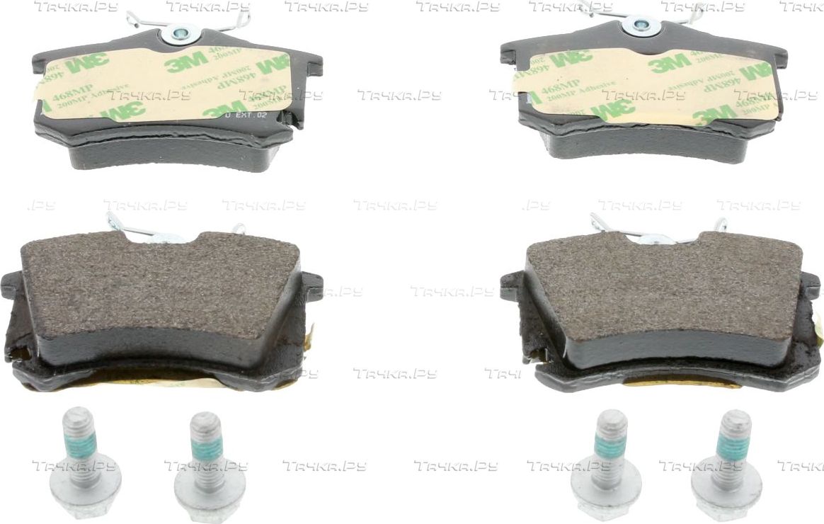 Тормозные колодки Ferodo Premier Eco Friction задние для Skoda Fabia I 1999-2008. Артикул FDB1637