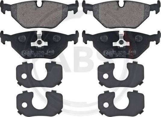 Тормозные колодки ABS задние для BMW 5 II (E28) 1985-1987. Артикул 36824