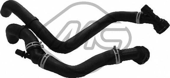 Патрубок радиатора (системы охлаждения) Metalcaucho. Артикул 09078