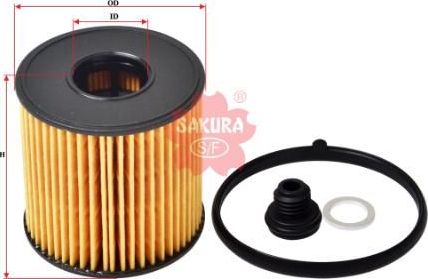 Масляный фильтр Sakura для Hyundai Creta II 2021-2026. Артикул EO-28170
