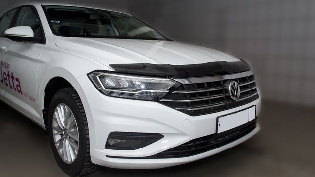 Дефлектор SIM для капота Volkswagen Jetta VII 2018-2026. Артикул SVOJET1812