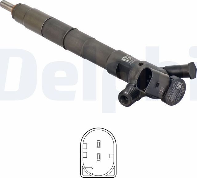 Клапанная форсунка (в сборе) Delphi для MAN TGE 2016-2026. Артикул 28654963-12B1