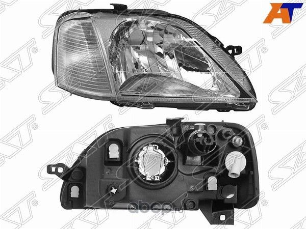 ФАРА RENAULT LOGAN 05- ХРУСТАЛЬ (SAT). Артикул ST5511153R