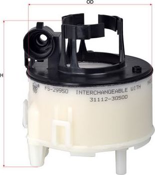 Топливный фильтр Sakura. Артикул FS-29950