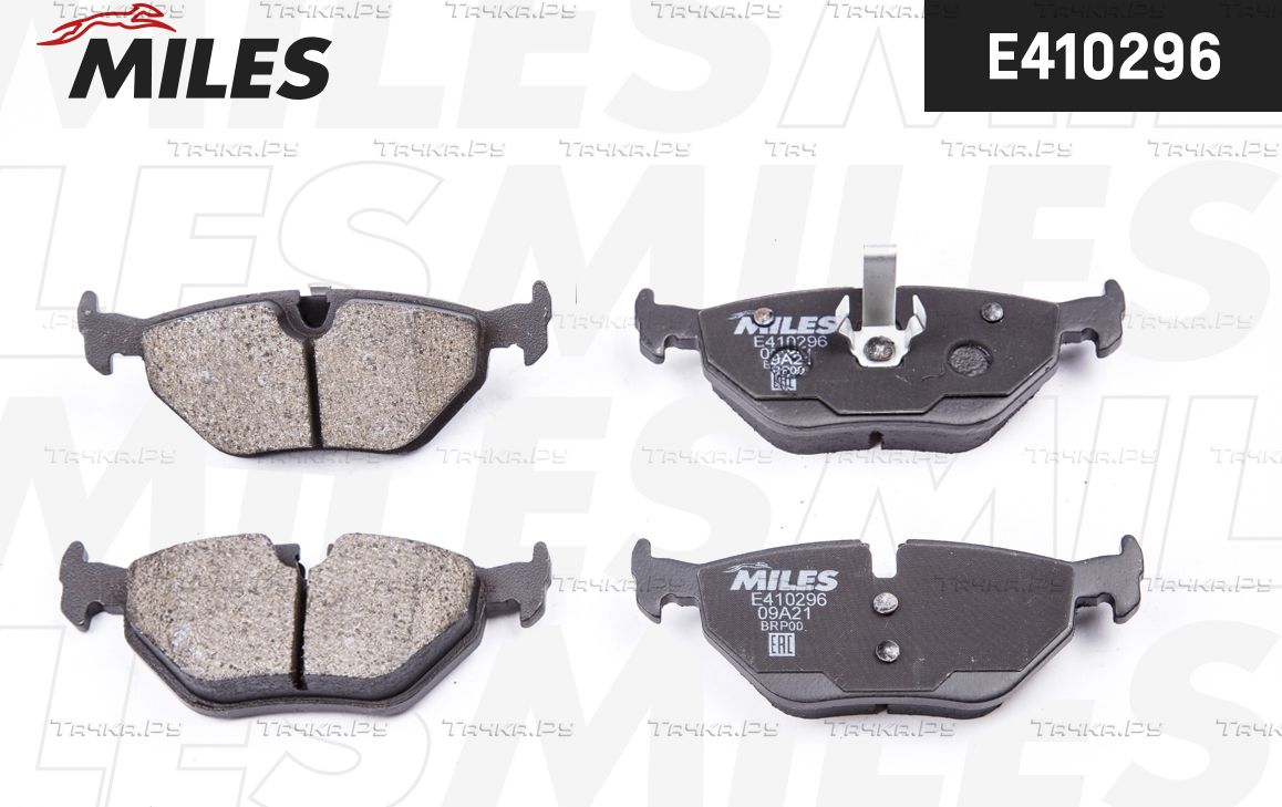 Тормозные колодки Miles (Low-Metallic) задние для Rover 75 I 1999-2005. Артикул E410296